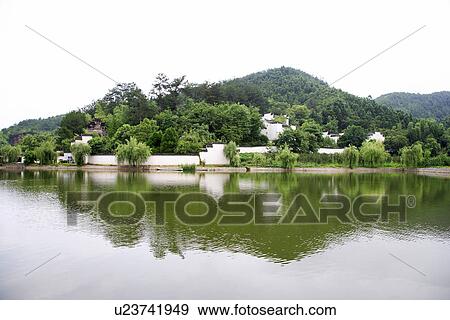 Stock Photo - China, Anhui, Qiankou Village. Fotosearch