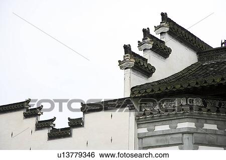 Stock Photograph - China, Anhui, Qiankou Village. Fotosearch