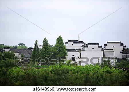 China, Anhui, Residential district View Large Photo Image Stock Photograph - China, Anhui, Residential district. Fotosearch