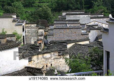 China, Anhui, Residential district View Large Photo Image Stock Photography - China, Anhui, Residential district. Fotosearch