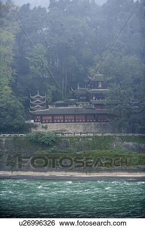 China, Sichuan, Dujiang Dam View Large Photo Image Stock Photograph - China, Sichuan, Dujiang Dam. Fotosearch
