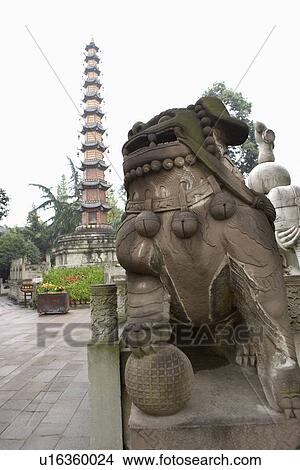 China, Sichuan, Wenshu Monastery View Large Photo Image Picture - China, Sichuan, Wenshu Monastery. Fotosearch