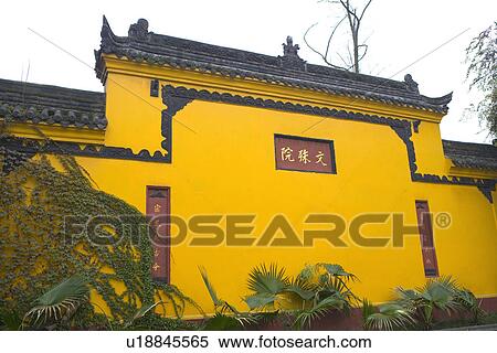 Stock Photography - China, Sichuan, Wenshu Monastery. Fotosearch