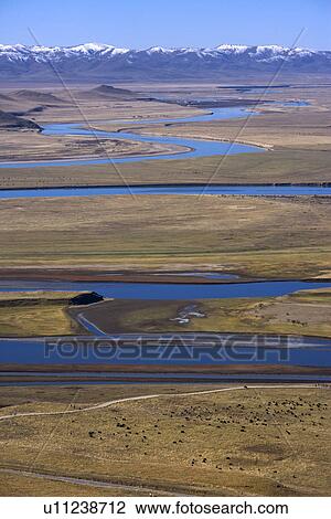 China, Sichuan, First Bay Of The Winding Yellow River View Large Photo Image Stock Image - China, Sichuan, First Bay Of The Winding Yellow River. Fotosearch