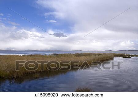 Stock Image - China, Sichuan, Flower lake. Fotosearch