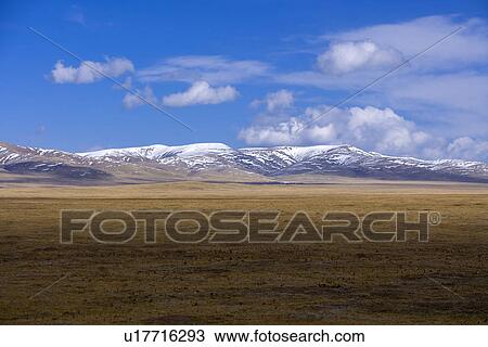 Stock Image - China, Sichuan, Ruoergai Grassland. Fotosearch
