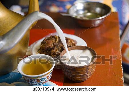 China, Sichuan Province, Highland Barley Wine and Butter Tea View Large Photo Image Picture - China, Sichuan Province, Highland Barley Wine and Butter Tea. Fotosearch