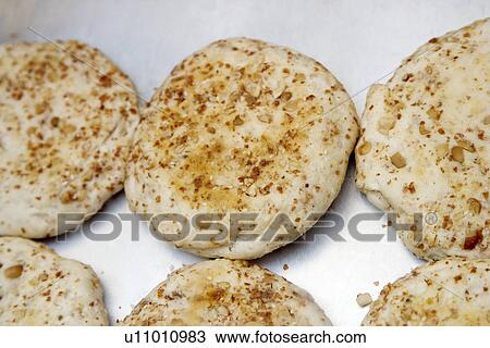Stock Image - China, Sichuan Province, Highland Barley Cakes. Fotosearch