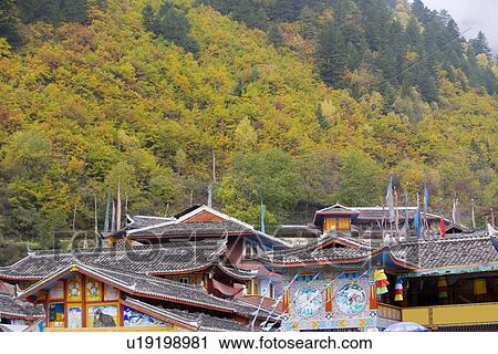 China, Sichuan Province, Jiuzhaigou View Large Photo Image Stock Image - China, Sichuan Province, Jiuzhaigou. Fotosearch