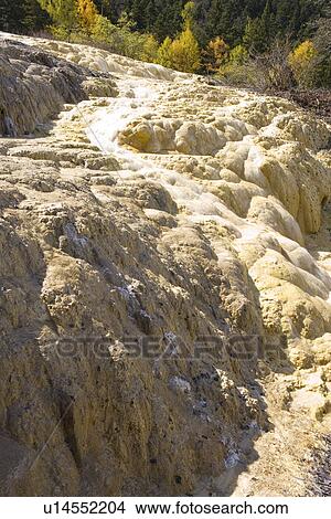Picture - China, Sichuan, Huanglong. Fotosearch