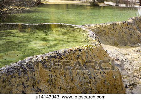 Stock Image - China, Sichuan, Huanglong. Fotosearch