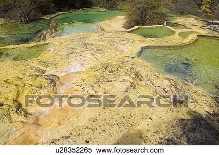 China, Sichuan, Huanglong View Large Photo Image Stock Photography - China, Sichuan, Huanglong. Fotosearch