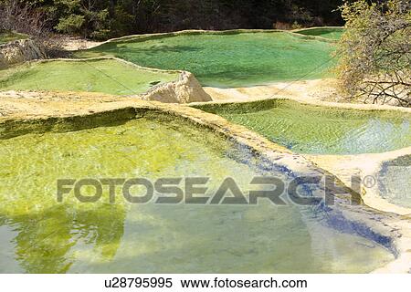 China, Sichuan, Huanglong View Large Photo Image Stock Photography - China, Sichuan, Huanglong. Fotosearch