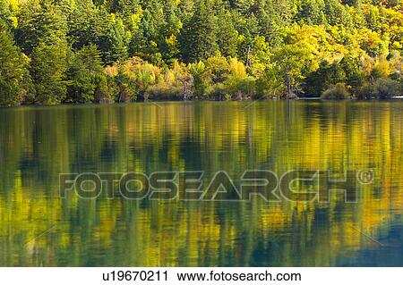 China, Sichuan Province, Nine Village Valley View Large Photo Image Stock Image - China, Sichuan Province, Nine Village Valley. Fotosearch