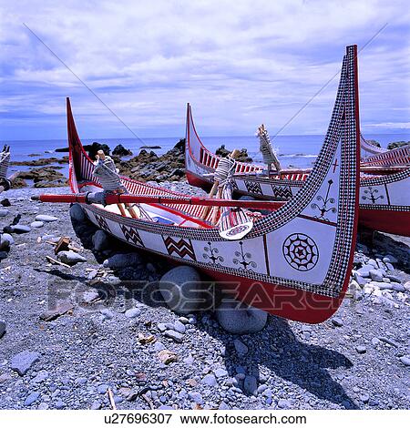 Asia, Taiwan, Lanyu Island, Yami Boats View Large Photo Image Stock Photo - Asia, Taiwan, Lanyu Island, Yami Boats. Fotosearch