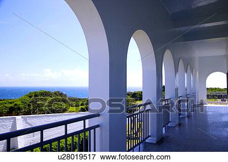 Stock Photo - Taiwan, Eluanbi Lighthouse, corridor. Fotosearch