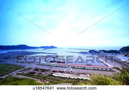 Taiwan, Suao Harbor View Large Photo Image Stock Image - Taiwan, Suao Harbor. Fotosearch
