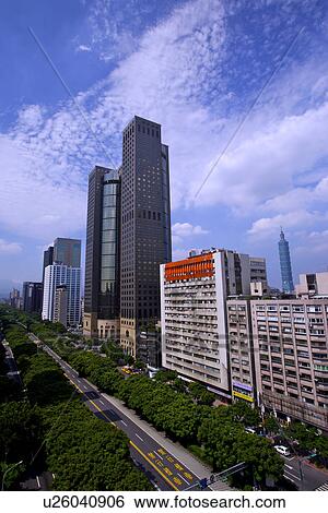 Asia, Taiwan, Taipei, Cityscape View Large Photo Image Stock Photograph - Asia, Taiwan, Taipei, Cityscape. Fotosearch