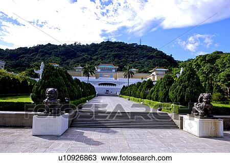 Asia, Taiwan, Taipei, Palace Museum View Large Photo Image Stock Image - Asia, Taiwan, Taipei, Palace Museum. Fotosearch