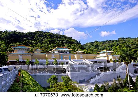 Asia, Taiwan, Taipei, Palace Museum View Large Photo Image Stock Image - Asia, Taiwan, Taipei, Palace Museum. Fotosearch