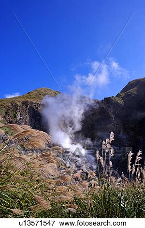 Stock Photo - Asia, Taiwan, Mt. Yang-ming, Siaoyoukeng. Fotosearch