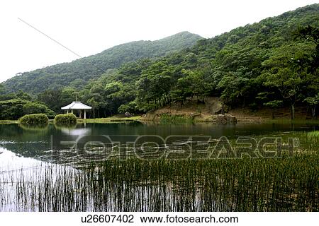 Stock Image - Asia, Taiwan, The Lake In Dream. Fotosearch