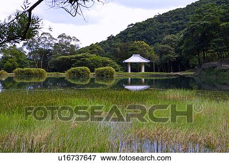Stock Photo - Asia, Taiwan, The Lake In Dream. Fotosearch