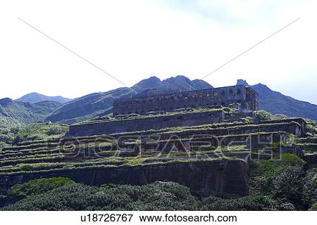 Stock Photo - Taiwan, Taipei, Jinguashi Gold Mine. Fotosearch