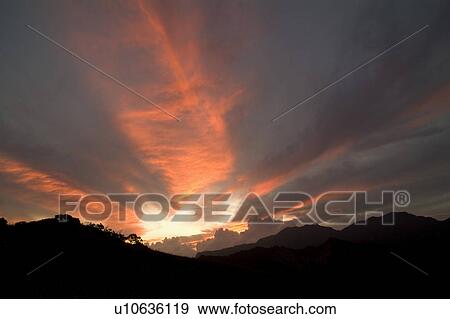 Taiwan, Pink cloud and mountain View Large Photo Image Stock Photo - Taiwan, Pink cloud and mountain. Fotosearch
