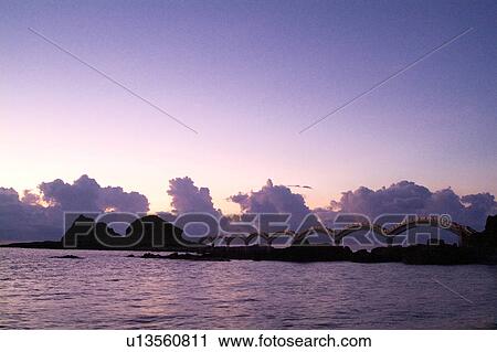 Stock Image - Taiwan, Sansiantai, Sea-Crossing Bridge. Fotosearch