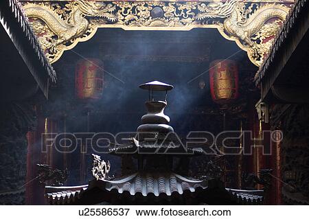 Chenlan Temple, Taiwan, Asia View Large Photo Image Stock Photo - Chenlan Temple, Taiwan, Asia. Fotosearch