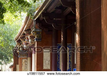 Stock Photo - Confucius temple, Taiwan, Asia. Fotosearch
