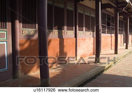 Stock Photograph - Confucius temple, Taiwan, Asia. Fotosearch