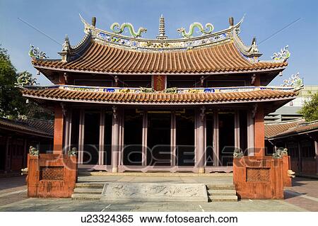 Stock Photography - Confucius temple, Taiwan, Asia. Fotosearch