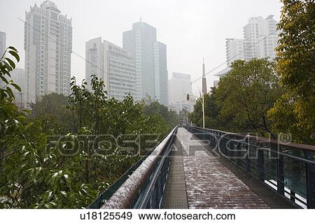 China, Shanghai, city scene View Large Photo Image Stock Photo - China, Shanghai, city scene. Fotosearch