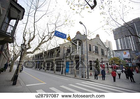 China, Shanghai, Xintiandi View Large Photo Image Stock Photo - China, Shanghai, Xintiandi. Fotosearch