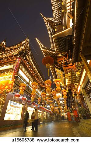 China, Shanghai, Yu Garden View Large Photo Image Stock Photo - China, Shanghai, Yu Garden. Fotosearch