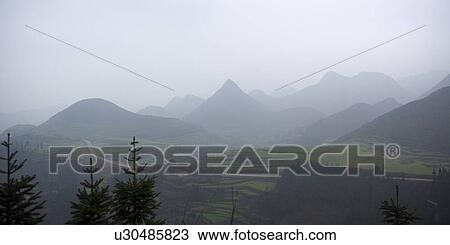 China, Yunnan Province, Ten Thousand Huge Mountains View Large Photo Image Stock Image - China, Yunnan Province, Ten Thousand Huge Mountains. Fotosearch