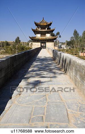 China, Yunnan Province, Jianshui, Double-dragon Bridge View Large Photo Image Stock Photo - China, Yunnan Province, Jianshui, Double-dragon Bridge. Fotosearch