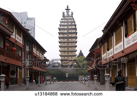 China, Yunnan Province, Kunming, West Pagodas View Large Photo Image Stock Photo - China, Yunnan Province, Kunming, West Pagodas. Fotosearch