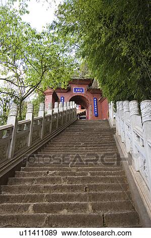 Stock Photo - China, Yunnan Province, Kunming, Xishan Forest Park. Fotosearch