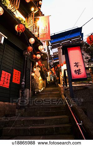 Stock Photo - Architectures in Ruifang, Taipei County, Taiwan. Fotosearch