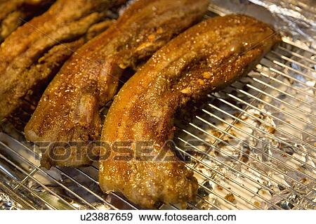 Close-up of barbecue on the barbecue grill View Large Photo Image Stock Photo - Close-up of barbecue on the barbecue grill. Fotosearch