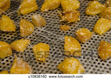 Stock Image - Close-up of large groupe of snacks. Fotosearch