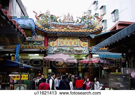 Crowded people in the temple, Jinshan, Taipei County, Taiwan View Large Photo Image Stock Image - Crowded people in the temple, Jinshan, Taipei County, Taiwan. Fotosearch