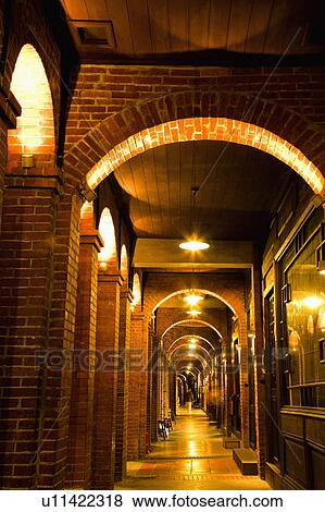 Illuminated traditional corridor in Sanxia Town, Taipei County, Taiwan View Large Photo Image Stock Photo - Illuminated traditional corridor in Sanxia Town, Taipei County, Taiwan. Fotosearch