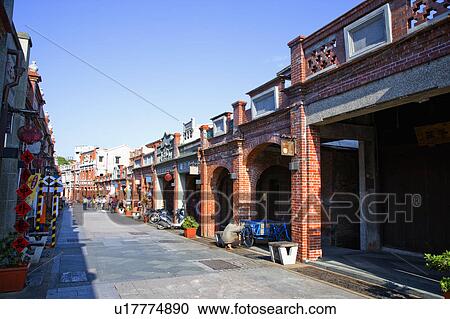 Traditional street in Sanxia Town, Taipei County, Taiwan View Large Photo Image Stock Image - Traditional street in Sanxia Town, Taipei County, Taiwan. Fotosearch