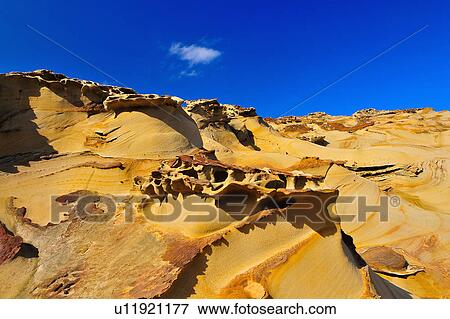 Stock Photo - "Beautiful scenery of Taiwan Coastline, Taipei, North Coastline, ". Fotosearch