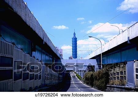 Picture - "Taiwan, Taipei, Keelung Rd. ". Fotosearch