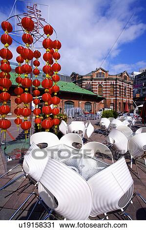 Stock Image - "Taiwan, Taipei, The Red House". Fotosearch